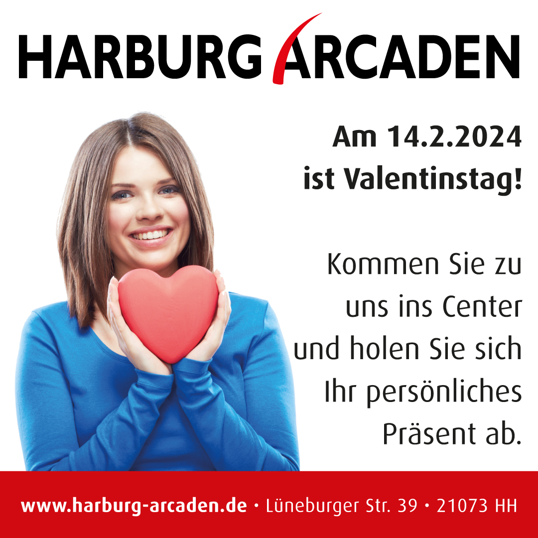 Valentinstag in den Harburg Arcaden